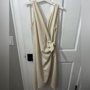 H&M cream dress